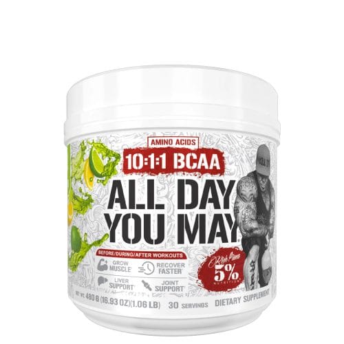 5% Nutrition All Day You May 10:1:1 BCAA Recovery Drink 435g