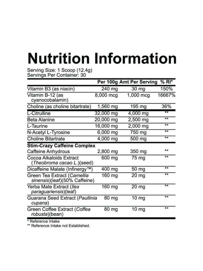 5% Nutrition 5150 High Stim Pre-Workout 372g 5% Nutrition 5150 High Stim Pre-Workout 372g