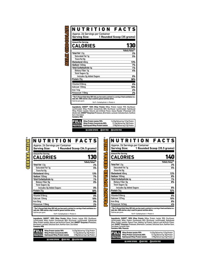 Ghost Whey Protein 907g Ghost Whey Protein 907g