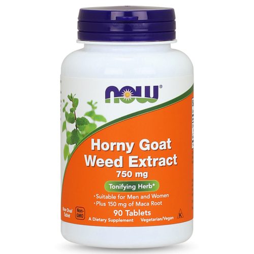 NOW Foods Horny Goat Weed Extract, 750mg - 90 Tablets