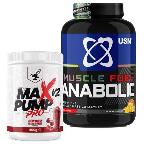 THE BUZZ! Max Pump Pro V2 + USN Muscle Fuel Anabolic Stack