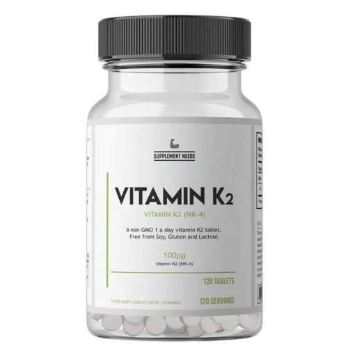 Supplement Needs Vitamin K2 120 Tablets