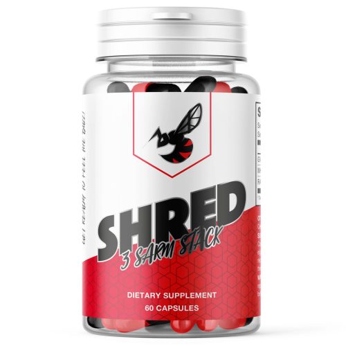 The Buzz! SHRED Sarm STACK 60caps (Stack For Cutting)