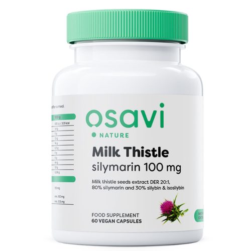 Osavi Milk Thistle, Silymarin 100mg - 60 vegan caps