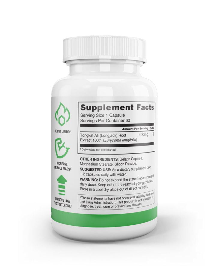 THE BUZZ! Tongkat Ali 400mg - 60 servings USA THE BUZZ! Tongkat Ali 400mg - 60 servings USA