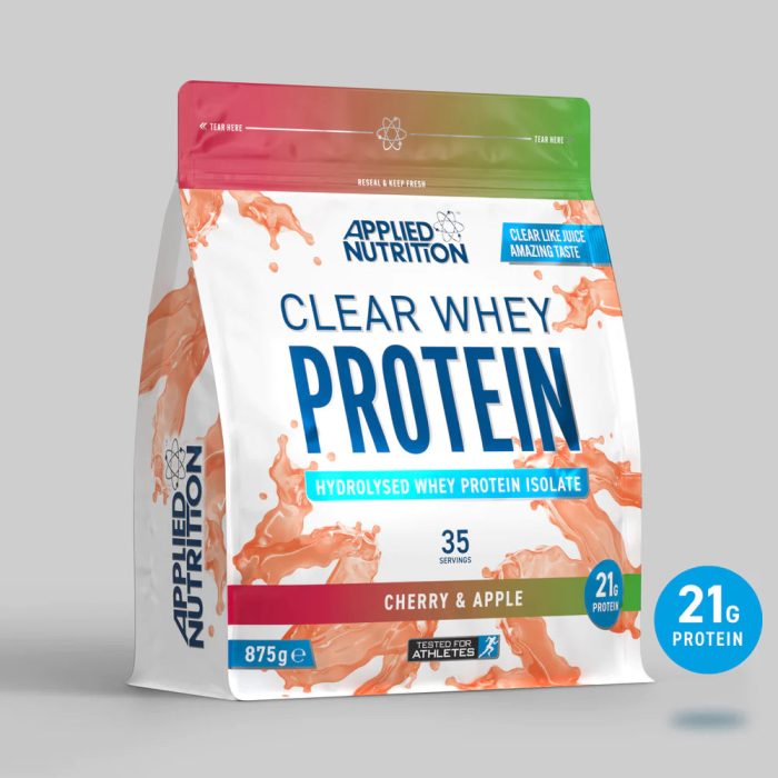 Applied Nutrition Clear Whey Protein 875g Applied Nutrition Clear Whey Protein 875g