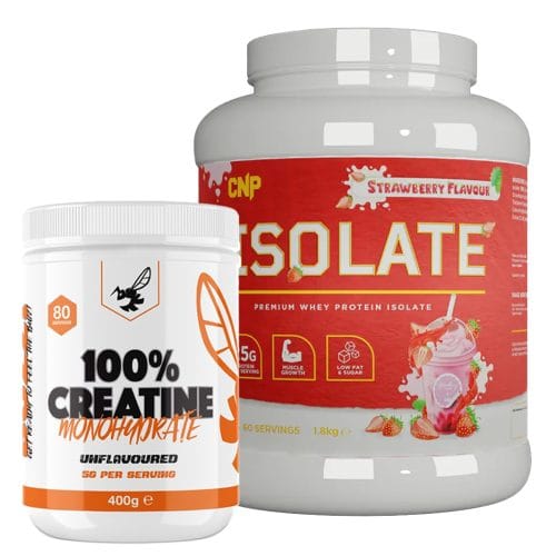 CNP Whey Isolate 1800g + THE BUZZ Creatine 400g