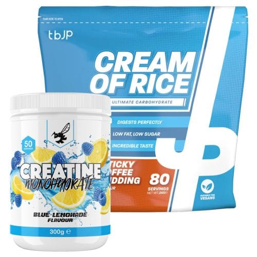TBJP Cream Of Rice 2kg +THE BUZZ! Creatine 300g