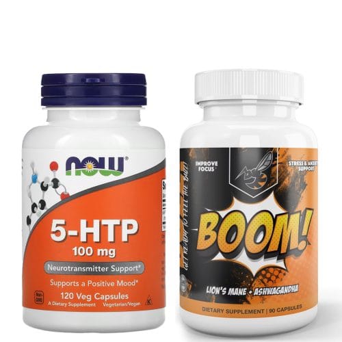 THE BUZZ! BOOM 90 caps + Now  5HTP 120caps