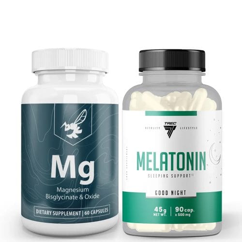 Sleep Rest Stack THE BUZZ! MG Magnesium +Trec Melatonin
