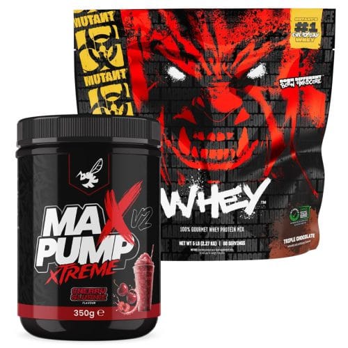 MAX PUMP EXTREME V2 + MUTANT WHEY STACK