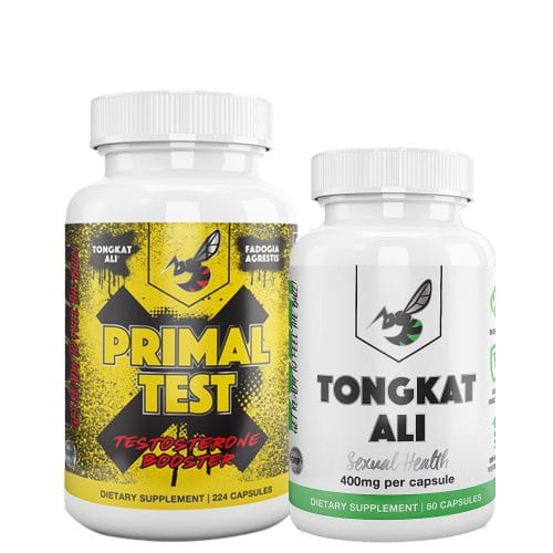 THE BUZZ! Men's Stack Primal Test+Tongkat Ali