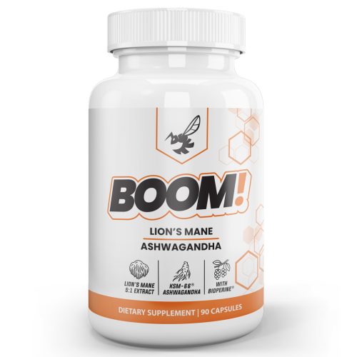 THE BUZZ! BOOM Lion's mane + Ashwagandha KSM-66 - 1600mg