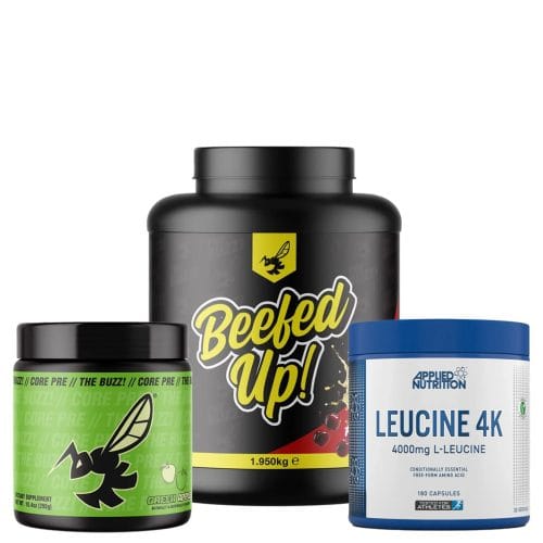 Jacked & Stacked THE BUZZ! Beefed Up! + THE BUZZ Core Pre workout 30 servings