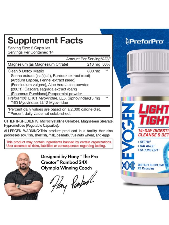 Evogen Light Tight Back Panel Evogen Light Tight Back Panel