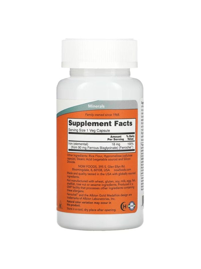 Now Foods Iron Back Now Foods Iron Back