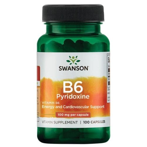 Swanson B6 Py Swanson B6 Pyridoxine, 100mg - 100 caps