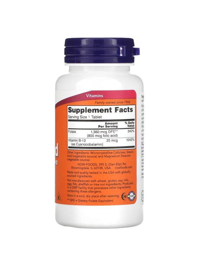 Now Folic Acid Back Now Folic Acid Back