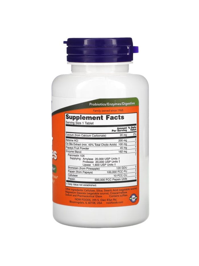 Now Super Enzymes Back Now Super Enzymes Back