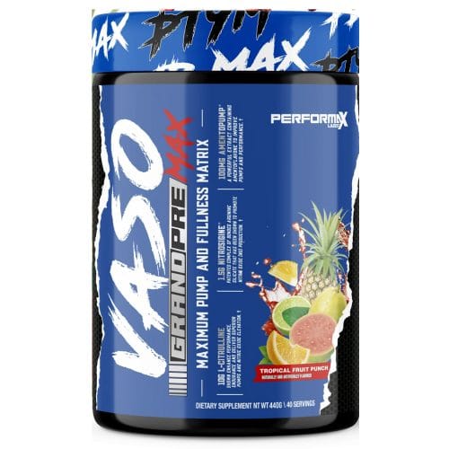 Performax VasoMax Tropical Fruit Punch Performax Labs VasoMax GRAND PRE 440g