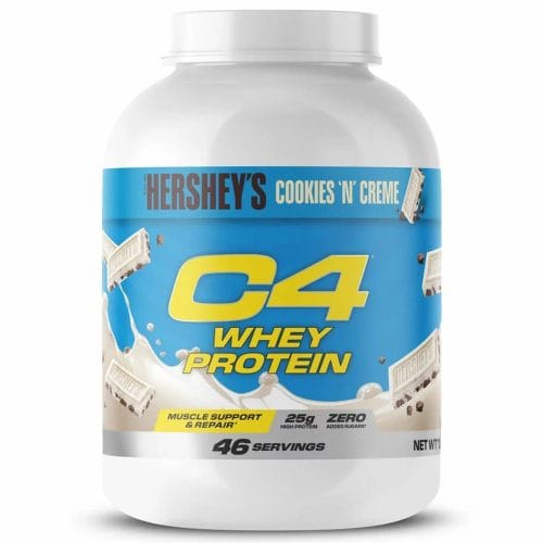C4 Hersheys Cookies 'N' Creme Whey Protein Powder 1.6Kg