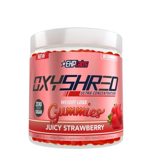 EHP Labs OxyShred Gummies 400g Juicy Strawberry