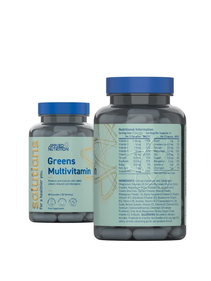 Applied Nutrition Greens Multivitamin Back Applied Nutrition Greens Multivitamin Back