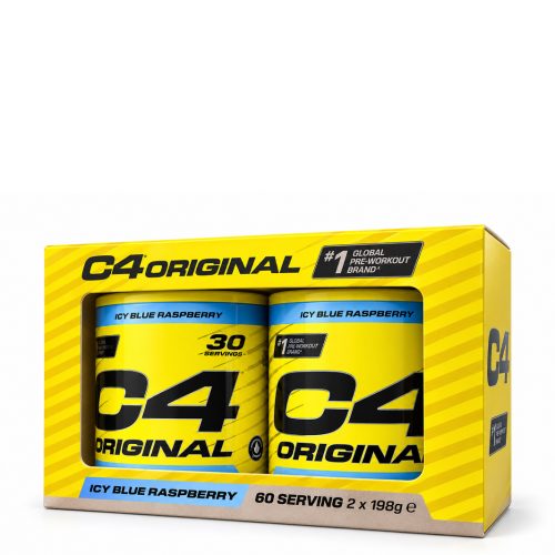 Cellucor C4 The Original Explosive Pre-Workout Icy Blue Raspberry, 2x198g